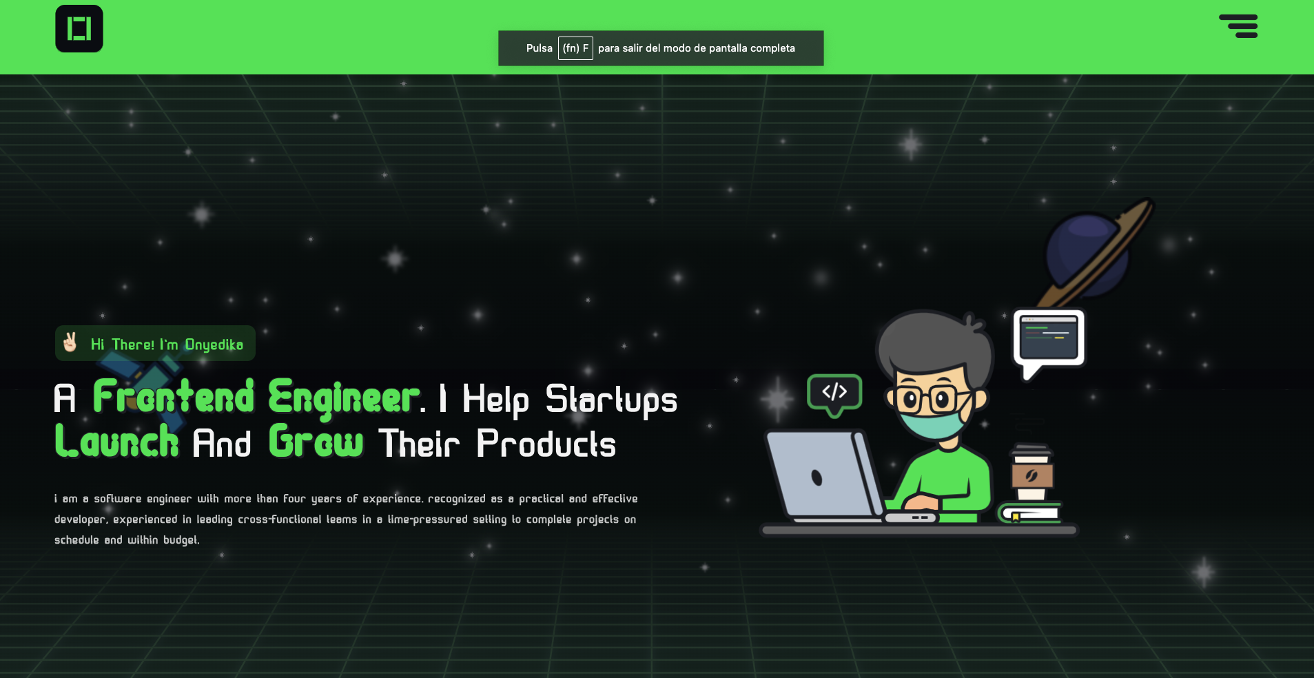 Ejemplo desarrollador web